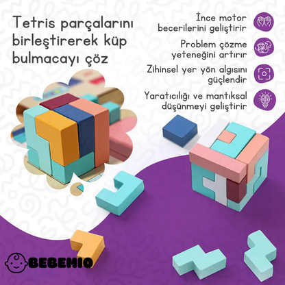 Bebemio™ Ahşap Tetris